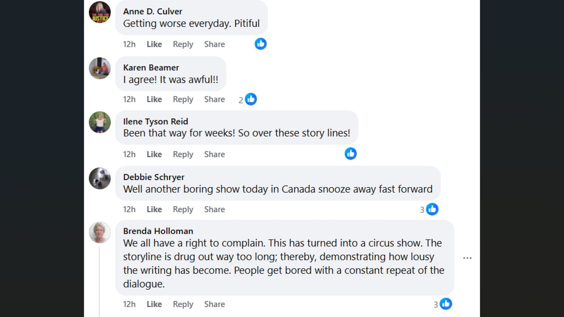 More fan reactions sharing the same sentiments (Image via Facebook/The Young and the Restless)